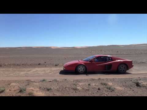 Testarossa to the Sahara trailer. Full Story in this month's Octane Magazine
