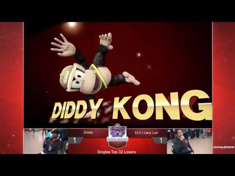 UGC Smash 4 Losers Top 32 - Zinoto (Diddy Kong) vs. ELV l Larry Lurr (Fox, Metaknight)