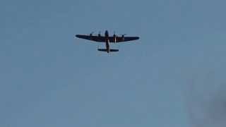 preview picture of video 'CGVRA Avro Lancaster at Humberside Airport'