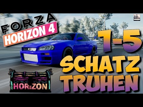 Schatztruhen 1-5 Fundorte★ Forza Horizon 4 ★ Fortune Island