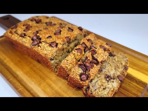 Oatmeal banana bread| recipe healthy sweet treat.