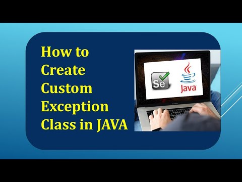 How to Create Custom Exception class in Java | Create Custom Exception for Selenium project