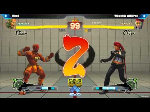 [EVO 2013 SSFIV AE] NamD (Dhalsim) vs WDM MCZ Will2Pac (C Viper)