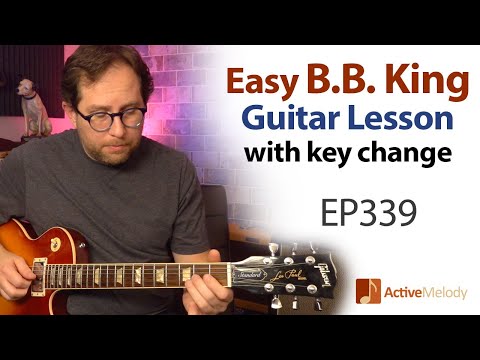 Easy B.B. King Inspired Lead Guitar Lesson - With a Key Change. Weekly Guitar Lesson EP339
