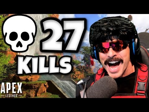 DrDisRespect's "27 Kill Game" on Apex Legends | Highest Kill Game