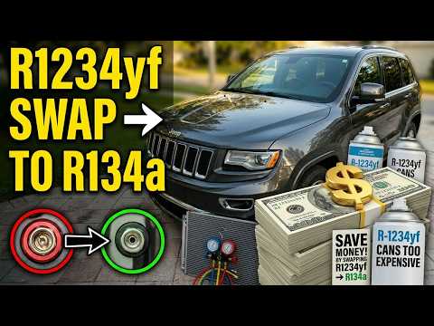 Why R1234yf is Too Expensive - Jeep Grand Cherokee A/C Condenser Swap to R134a