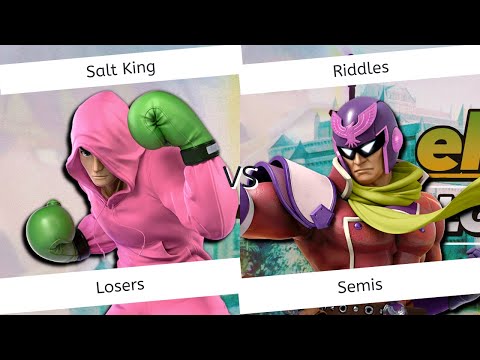RVNT | AK | Salt King (Little Mac) Vs. Riddles (Captain Falcon) - LSF - elYte Spaceland 18 - SSBU