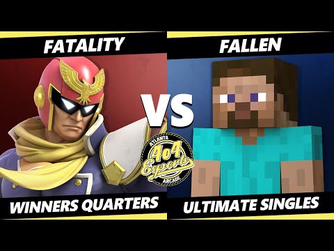 4o4 Smash Night 56 W Quarters - Fatality (Captain Falcon) Vs. Fallen (Mega Man, Steve) SSBU Ultimate