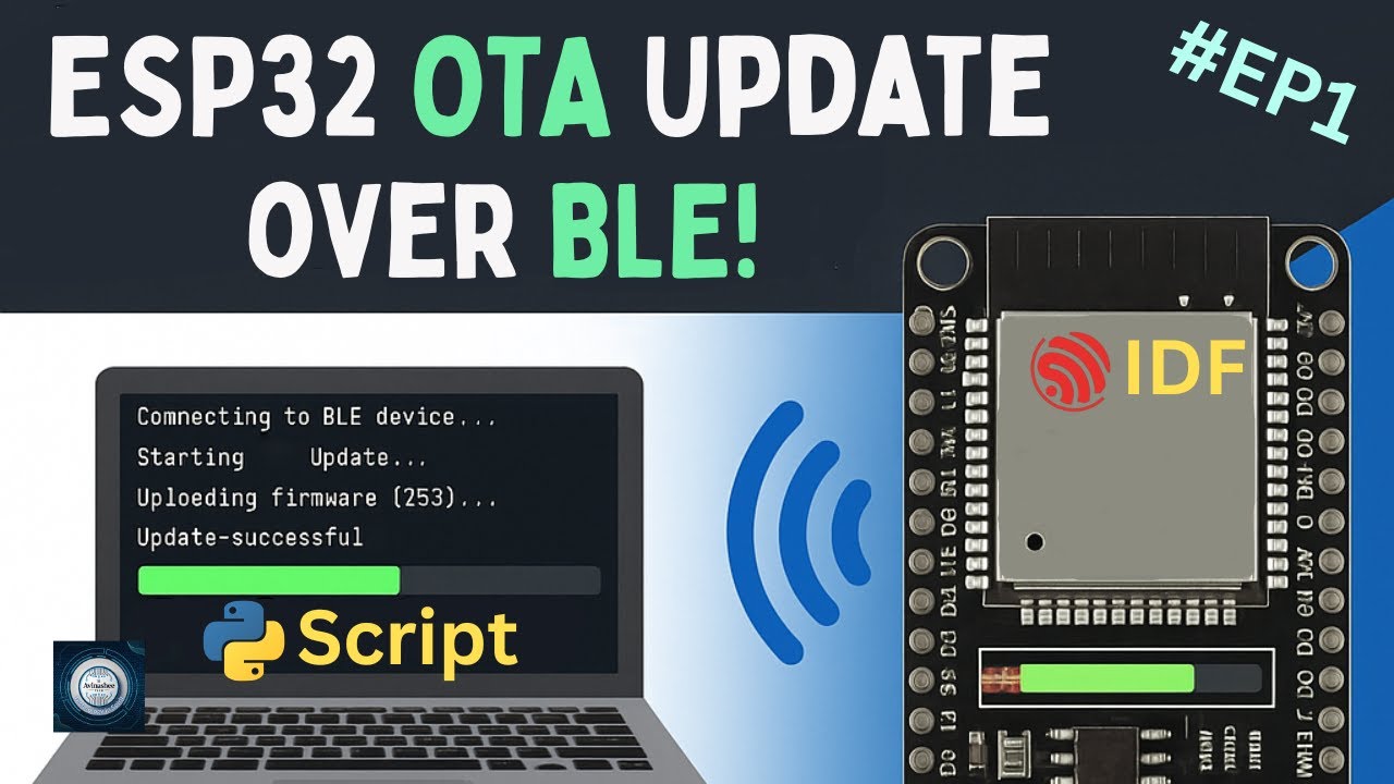 ESP32 Bluetooth Firmware Update Using ESP-IDF and Python!