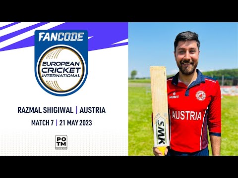 POTM: R.Shigiwal - CZR vs AUT | Highlights | FanCode ECI Austria | 21 May 2023 | ECI23.055