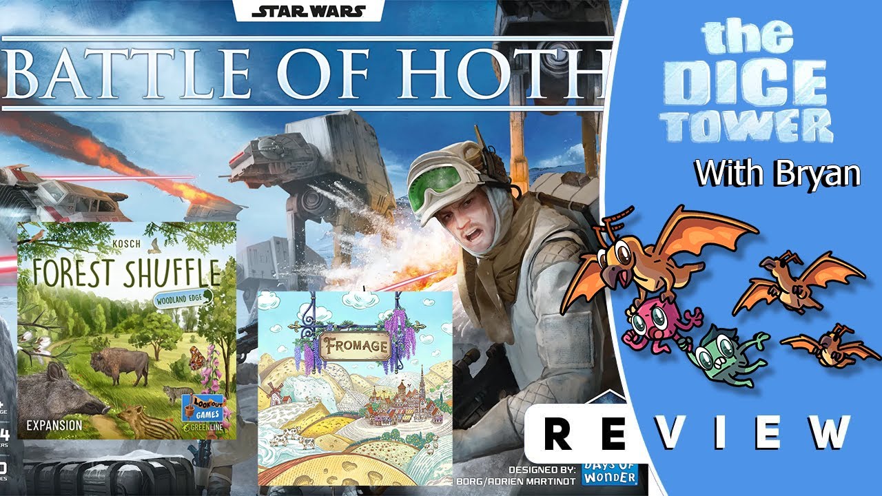 Star Wars Battle of Hoth, Fromage, and Forest Shuffle Woodland Edge Review!