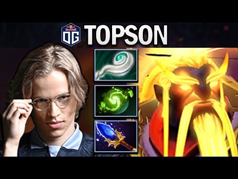 OG.TOPSON EMBER SPIRIT - AMAZING ROAMING MIDLANE - DOTA 2 7.23F GAMEPLAY
