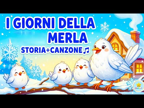 La Leggenda dei Giorni della Merla ❄️🐦 Storia della Buonanotte + Canzone 🎵 #igiornidellamerla