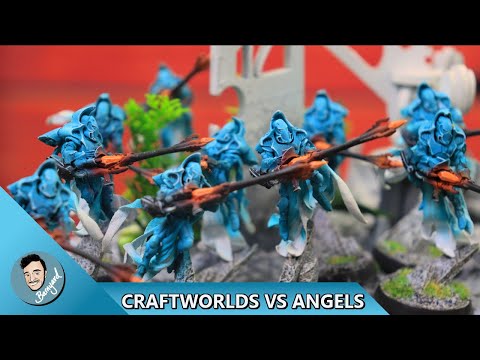 CRAFTWORLDS VS DARK ANGELS WARHAMMER 40,000 BATTLE REPORT