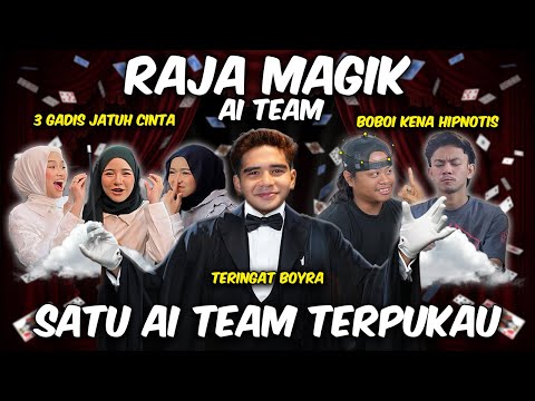 RAJA MAGIC AITEAM !! BOBOY KENA RASUT !! SEMUA TEPUKAU !! 