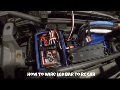 HOW TO INSTALL LED LIGHT BAR ON TRAXXAS RC CAR
