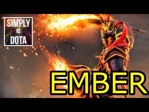 [Simply DotA] QO Plays Ember 8888 MMR  | Radiance + Shivas + Octarine | 18 Kills Gameplay Highlight
