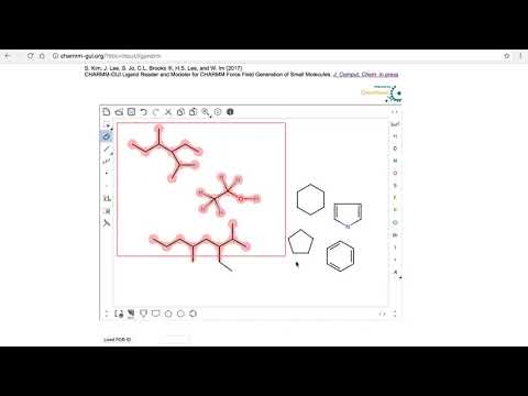 Ligand Reader & Modeler Tutorial 1 - Building Ligand Structure