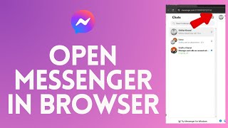 How to Open Messenger in Mobile Browser (2024) | Check Facebook Messages Without Messenger