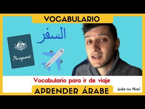Árabe para viajeros 🛳 🛫🚖 Vocabulario árabe fácil y básico | Aprender árabe online gratis