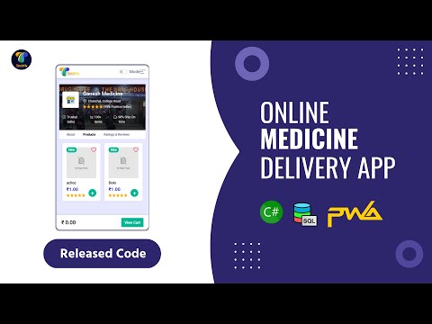 Online medicine delivery app