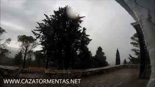 preview picture of video 'Fuerte tormenta en la Sierra de Alhaurin el Grande 1-6-2014'