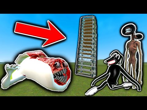 TREVOR HENDERSON ARMY VS TOWERS!! (Garry's Mod Nextbot)