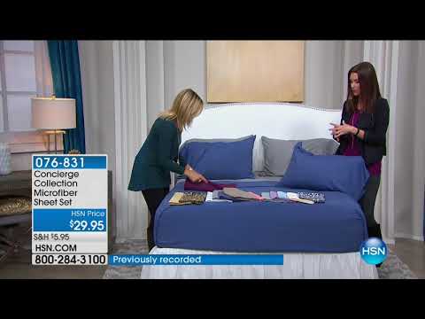 HSN | Concierge Collection Bedding 09.10.2017 - 07 PM