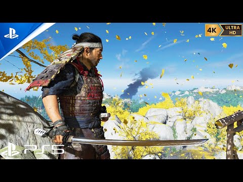 Ghost of Tsushima Gameplay Walkthrough Part 1 - INTRO (FULL GAME) - PS5 [4K 60FPS]