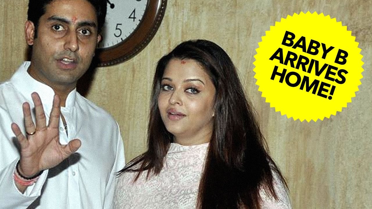 Aishwarya Rai & Abhishek Bachchan's Baby B Arrives At Home!
