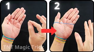 BEST Magic. My next door neighbor surprised me with this new Rubber Band Trick.