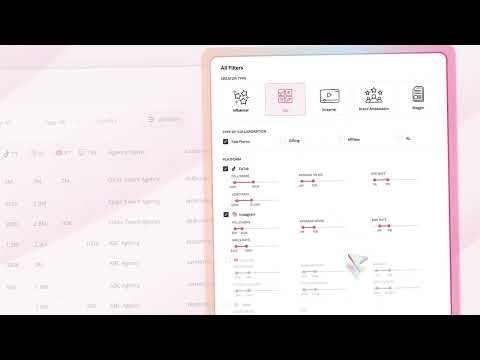 First Database of Represented Influencers logo