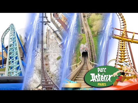 Video: All Roller Coasters at Parc Asterix | Onride POV — Parc Astérix in Plailly, Oise