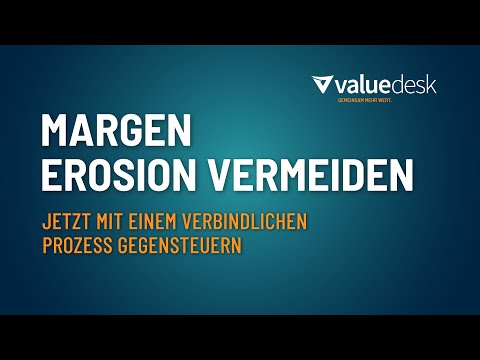 Margen Erosion verhindern – Valuedesk in 2 Min.