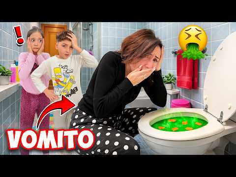 MAMMAGIULIA HA LA FEBBRE E STA MALE E VOMITA DA DUE GIORNI, SARA' INCINTA??