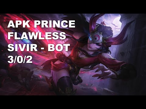 APK Prince Flawless Bot Sivir vs Ezreal - KR Master Patch 10.9