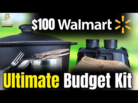$100 Walmart Survival Kit: Build the Perfect 7-Day Bugout Bag!