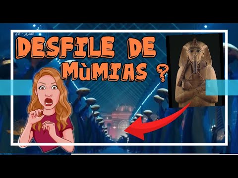 Desfile de mùmias? maldição dos faraós? clima macabro?