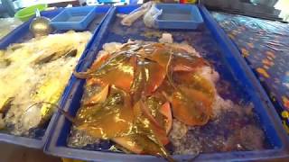 Тайский рынок. На завтрак Ската или ЗМЕЮ - запросто! Цены на продукты и фрукты