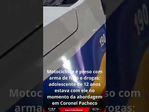 🚔 Apreensão de Arma e Drogas em Coronel Pacheco 🚨