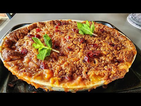 How to Smoke a Christmas Cobbler | Cranberry Peach Cobbler | Christmas Desserts