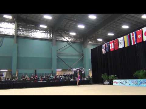 Danielle Prince - Ribbon - 2012 Kellogg's Pacific Rim Championships