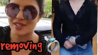 Viral video! Priyanka Chopra removes engagement ring while arriving at Delhi airpot