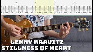Lenny Kravitz - Stillness of Heart - guitar lesson / cover full TABS in description