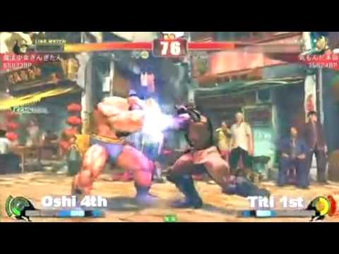Street Fighter 4 Mahoshojo Zangitan (Zangief) vs Chichi Monda (Vega) - Adachi 5on5 Exhibition