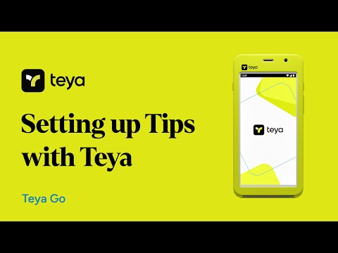 Setting up Tips with Teya