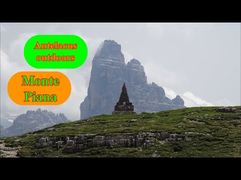 Monte Piana - From Misurina (Sesto Dolomites) the historic route along the war trenches
