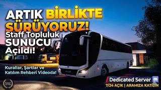 ARTIK MULTİPLAYER MODLU! 🚛 | Staff Topluluk Sunucusu Açıldı! | Sunucu Katılımı, Şartlar ve Kurallar