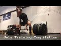 515lb Deadlift | July Training Compilation