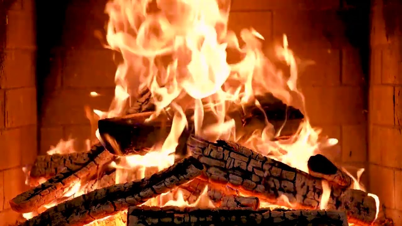 Sons de Lareira  p/  NoitesAconchegantes MerryChristmas Lareira Vibrações quentes apenas Fogo e Paz